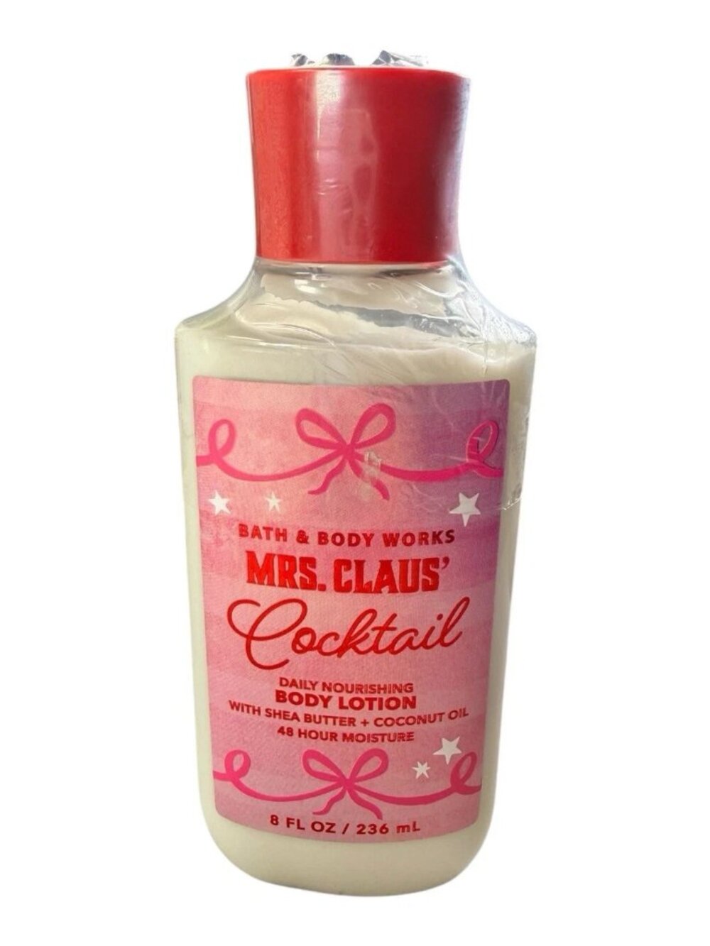 Bath & Body Works Mrs. Claus's Cocktail Body Lotion 48 Hr Moisture 8 fl oz NEW